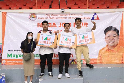 Caloocan's Mega Job Fair Exceeds Expectations with 342 Hired .
